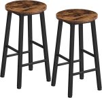 Bar stools, two-piece bar stool set, bar stools with adjustable height, 24.8-inch bar stools.